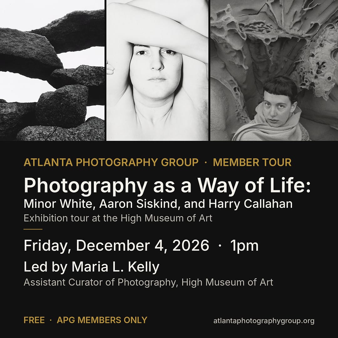Curator Talk: Photography as a Way of Life: Minor White, Aaron Siskind, and Harry Callahan