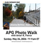 APG Spring Photo Walk - Atlanta Beltline  East Side Trail with Antar K. Fierce