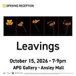 Reception/Open House: Leavings