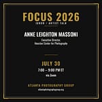 Juror/Artist Talk: Focus 2026