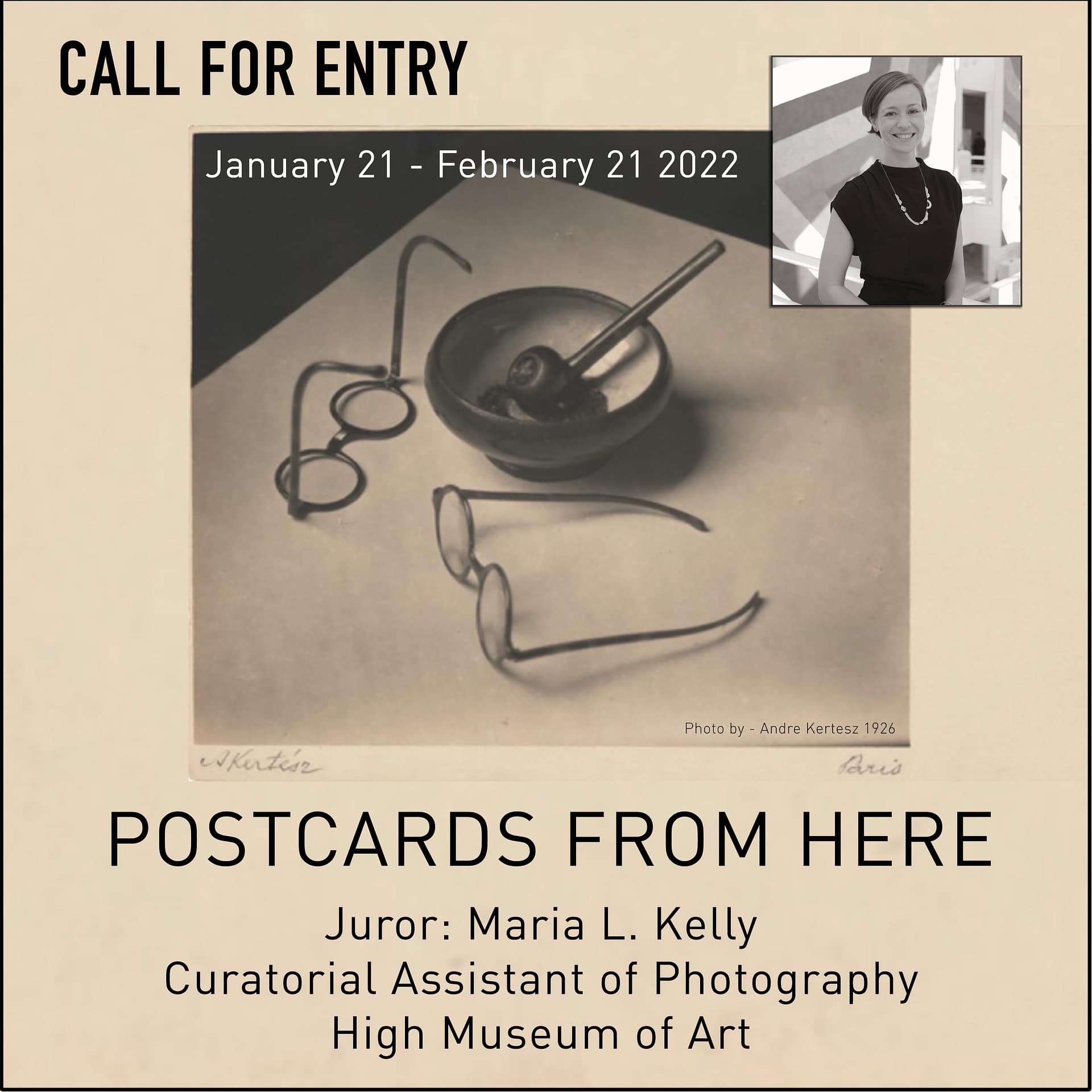 Call For Entry - Postcards from Here - Late Entry - 3 for $40 - MEMBERS ONLY