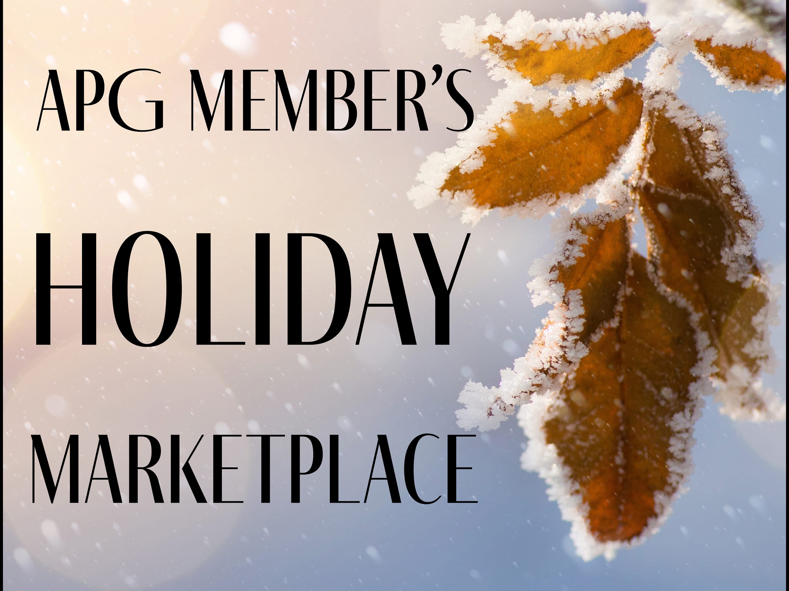Call for Entry: Holiday Market 2022