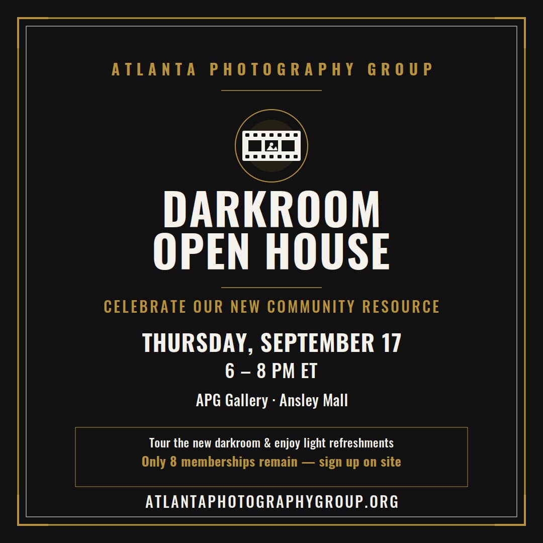 Reception/Open House: APG Darkroom Opening Celebration