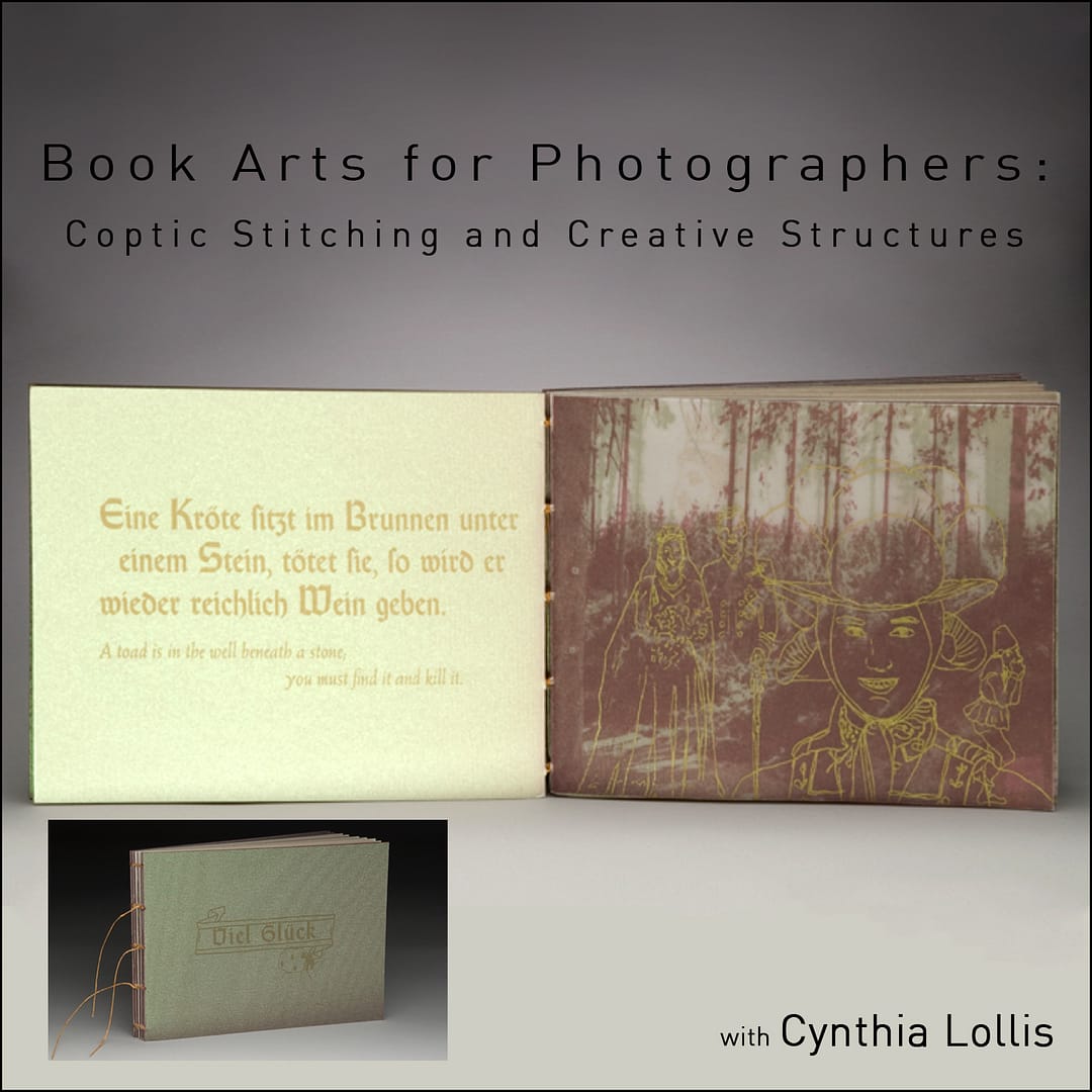 Workshop -  Book Arts for Photographers: Coptic Stitching and Creative Structure