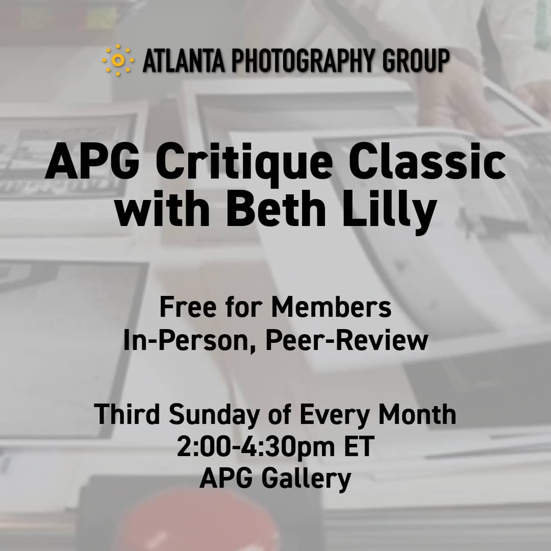 Critique: In-Person Critique Group moderated by Beth Lilly