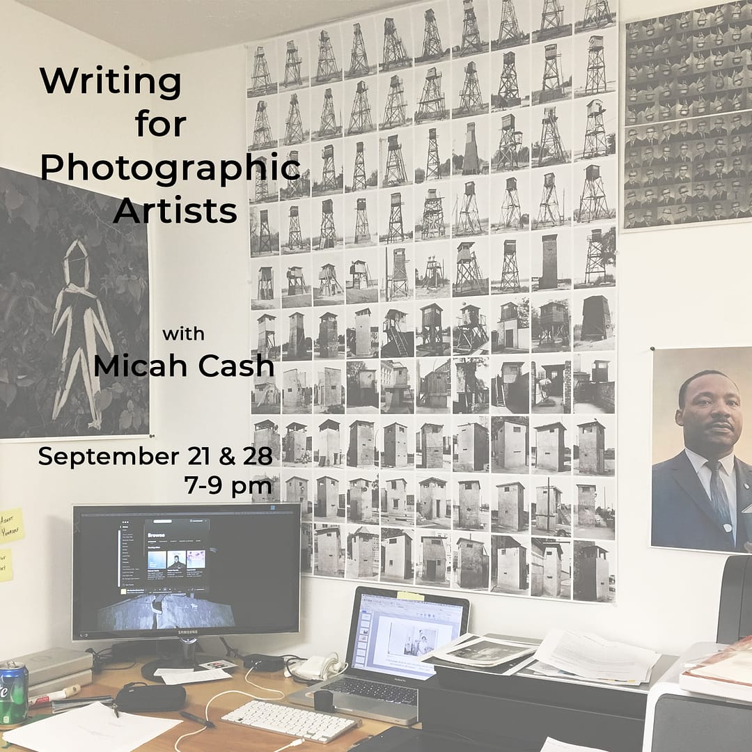 Workshop:  Writing for Photographic Artists