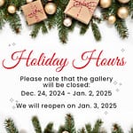 Holiday Hours: December 2025