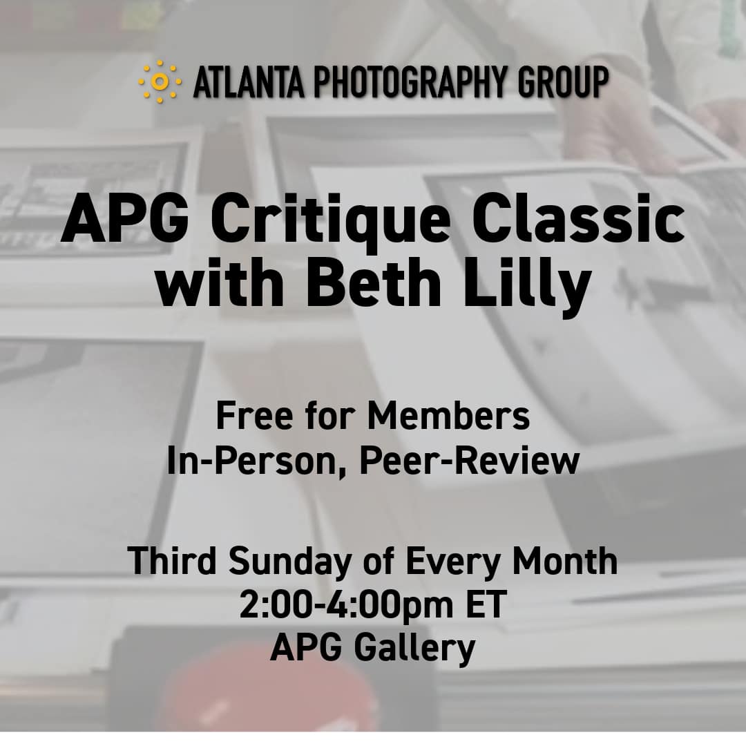 Critique: In-Person Critique Group moderated by Beth Lilly