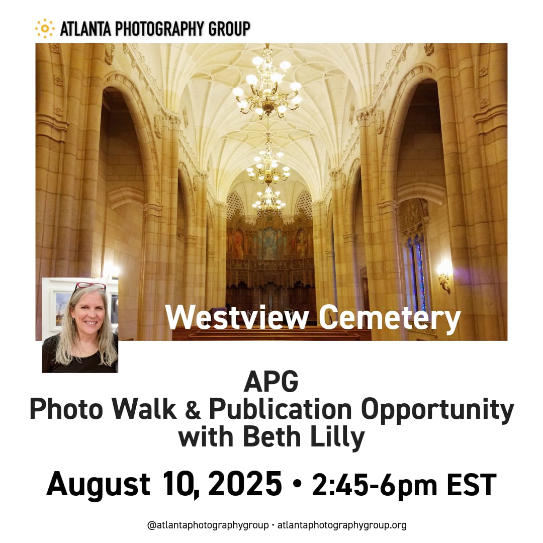 APG Photo Walk & Publication Opportunity - Westview Cemetery with Beth Lilly